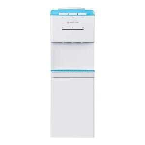 آبسردکن یخچال دار ایستکول مدل TM-RW410N با طراحی سفید و دو شیر آب سرد و گرم