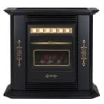 بخاری گازی شومینه ای ایران شرق مدل بنیامین CH250 طرح مدرن شیشه کوچک