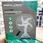 پنکه شارژی و برقی راک لایت مدل RL-F-7080