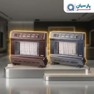 بخاری گازی دودکش دار دیواری تابشی آبسال مدل 465